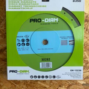 PRO-DIAM Disque turbo  fin H10 x 25,4 mm 350