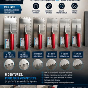 Platresse dente  inox 12/12